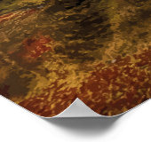 ハイランズスコットランド旅行イラストレーション ポスター (角)