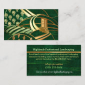 ハイランズ1ケルト造園ツリーサービス 名刺 (正面/裏面)