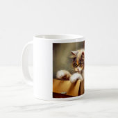 ハイランダー猫 コーヒーマグカップ (正面左)