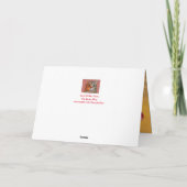 ハイランドおもしろいステアクリスマスホリデーカード シーズンカード (裏面)