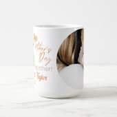 ハイランドとベビー最初の母の日が一緒に コーヒーマグカップ (中央)