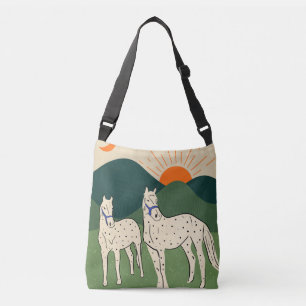 ハイランドの馬 クロスボディバッグ