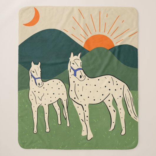 ハイランドの馬 シェルパブランケット (正面)