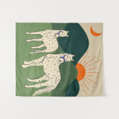 ハイランドの馬 タペストリー (正面(横))