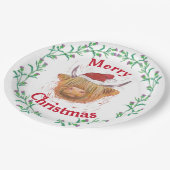 ハイランドウハットアザイスルリースメリークリスマス    ペーパープレート (アングル)