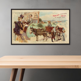 ハイランドエバポクリームヴィンテージ広告 ポスター