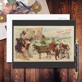 ハイランドエバポクリームヴィンテージ広告 ポストカード