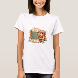 ハイランドカウのバックトゥスクールTシャツ Tシャツ