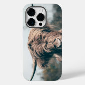 ハイランドカウの肖像画 Case-Mate iPhoneケース (裏面)
