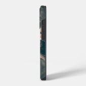 ハイランドカウの肖像画 iPhoneケース (左側面)