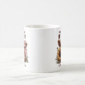 ハイランドカウは問題の全てなのだ コーヒーマグカップ (中央)