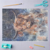 ハイランドカウインウィンターティッシュペーパー 薄葉紙 (クラフト)