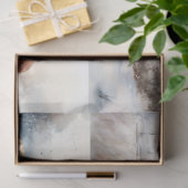 ハイランドカウインスノーコラージュ1デコペ紙 薄葉紙 (ギフト)