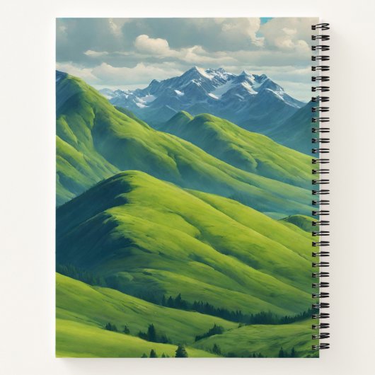 ハイランドカウウィズアンダーソンタータンチェックスカーフ ノートブック (裏面)