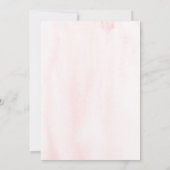 ハイランドカウウォータカラー誕生日 招待状 (裏面)