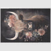 ハイランドカウウォータカラー2デコページ紙 薄葉紙 (正面)