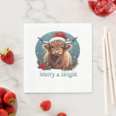 ハイランドカウエッセンシャルTシャツ スタンダードランチョンナプキン (インサイチュ)