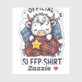 ハイランドカウオフィシャルスリープ シール (シート)