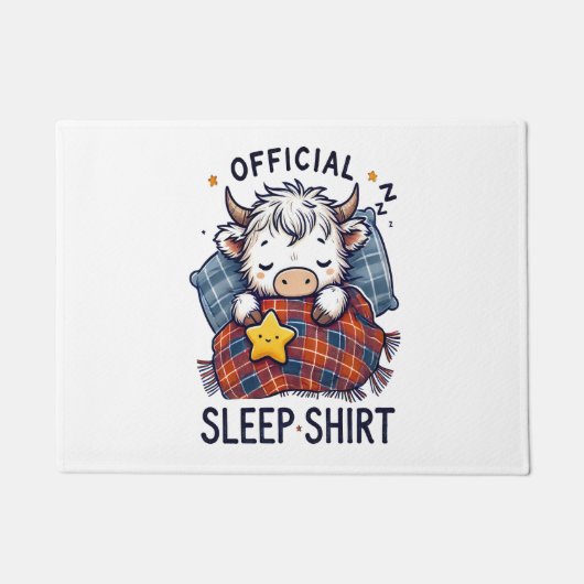 ハイランドカウオフィシャルスリープ ドアマット (正面)