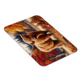 ハイランドカウオータムウォーター色フレキシブル マグネット (右側)