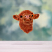 ハイランドカウオーバーサイズTシャツ アクリルサイン (ニュートラル)