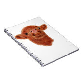 ハイランドカウオーバーサイズTシャツ ノートブック (右側)