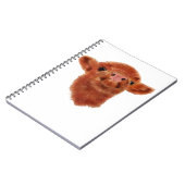 ハイランドカウオーバーサイズTシャツ ノートブック (左側)