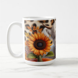 ハイランドカウカプンプキンスに囲まれた秋 コーヒーマグカップ