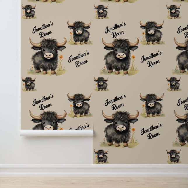 ハイランドカウカワイイ男女兼用 壁紙 (アプリケーション)