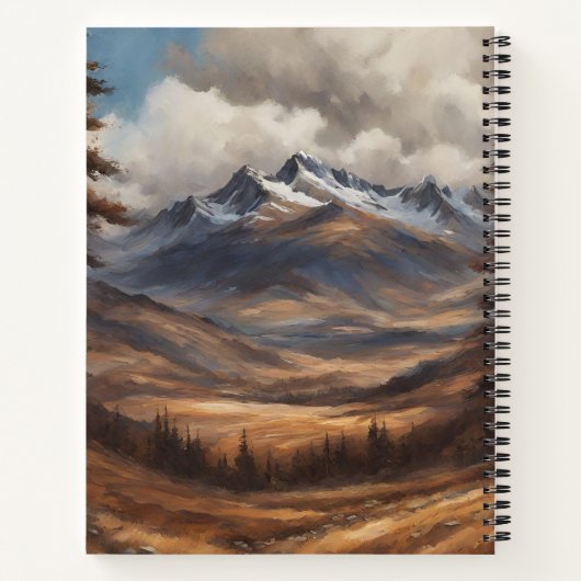 ハイランドカウカーネギータータンチェックスカーフ ノートブック (裏面)