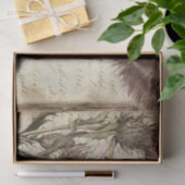 ハイランドカウカーフスコットランドティスル水色 薄葉紙 (ギフト)