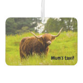 ハイランドカウカー空気清浄機 カーエアーフレッシュナー (裏面)