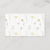 ハイランドカウガールフローラガールおむつラッフル エンクロージャーカード (裏面)