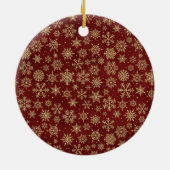 ハイランドカウクリスマス セラミックオーナメント (裏面)