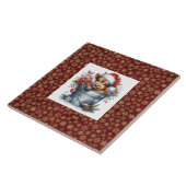 ハイランドカウクリスマス タイル (側面)