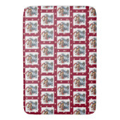 ハイランドカウクリスマス バスマット (正面縦)