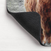 ハイランドカウスコットラパーソナライズされたンド名 マウスパッド (コーナー)