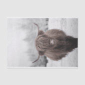 ハイランドカウスコットランド素朴ティッシュペーパー 薄葉紙 (正面)