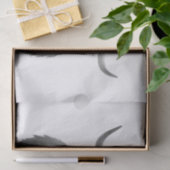 ハイランドカウスコットランド素朴白黒 薄葉紙 (ギフト)