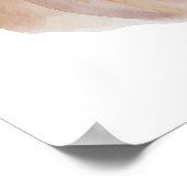 ハイランドカウスコティ素朴ットキャトルイラストレーション ポスター (角)