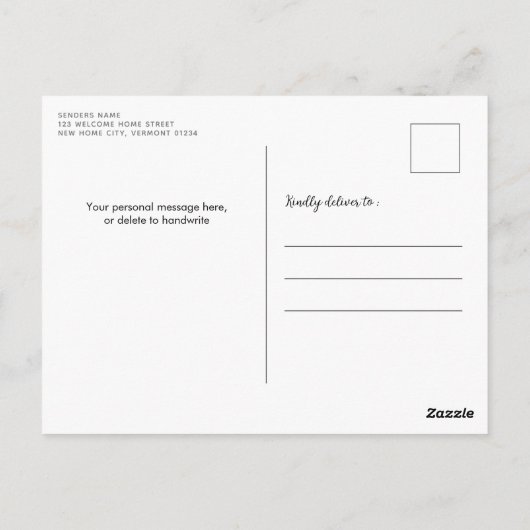 ハイランドカウズフェスティバルニューホームメリークリスマス ポストカード (裏面)