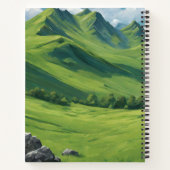 ハイランドカウデイビッドソンタータンチェックスカーフ ノートブック (裏面)