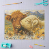 ハイランドカウデクページティッシュペーパー 薄葉紙 (クラフト)