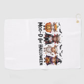 ハイランドカウハロウィン不気味シーズン(2) ゴルフタオル (横)