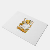 ハイランドカウハロウィーンの幽霊衣装 ドアマット (アングル)