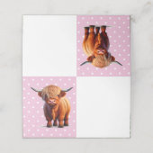 ハイランドカウピンク プレイスカード (外部開封)