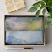 ハイランドカウファミリーフラワーズティッシュペーパー 薄葉紙 (ギフト)