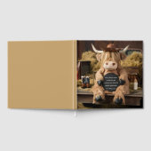 ハイランドカウファームをテーマにしたベビー写真集の記念 ゲストブック (全面)