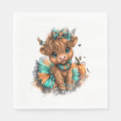 ハイランドカウファームハロウィーン スタンダードランチョンナプキン (正面)