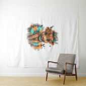 ハイランドカウファームハロウィーン タペストリー (インサイチュ(横))